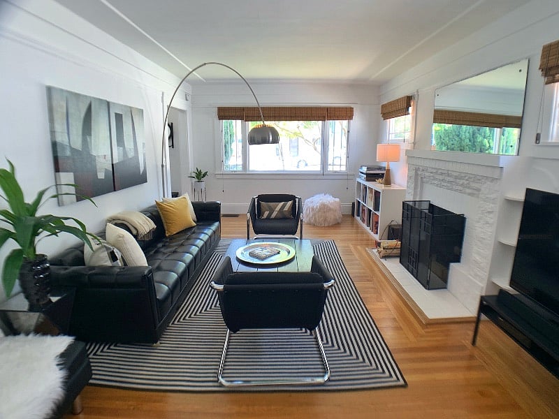 Living Room, working fireplace