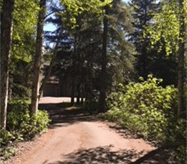 view to our house from street