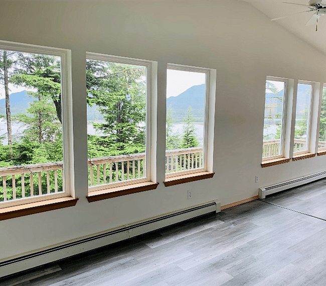 View from living room/kitchen!