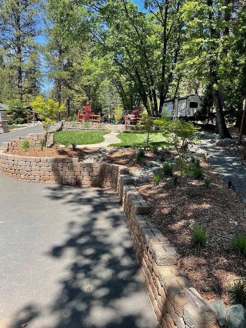 front yard of the apartment
