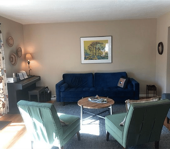 Family room with Piano