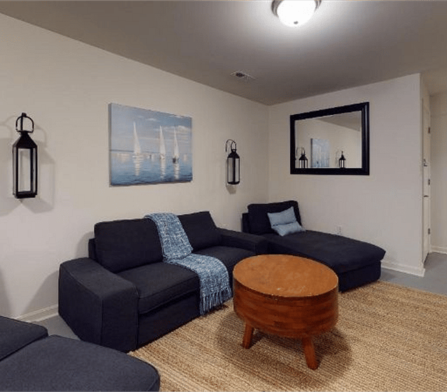 Sectional sofa and coffee table