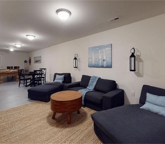 Spacious den 