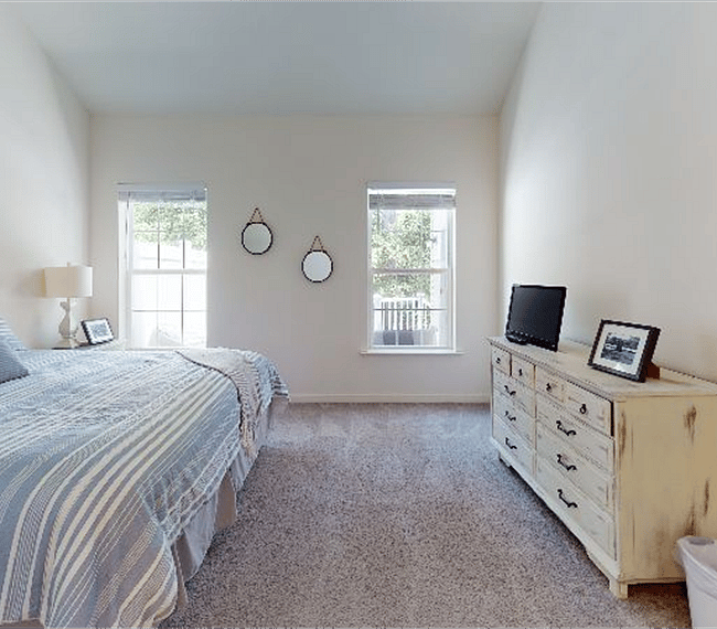 Spacious Suite with large dresser and King bed