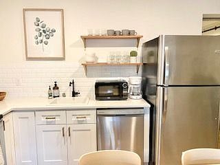 unit 3 fully equipped with microwave, drip coffee maker, all dishes, glasses, pots and pans and cooking utensils