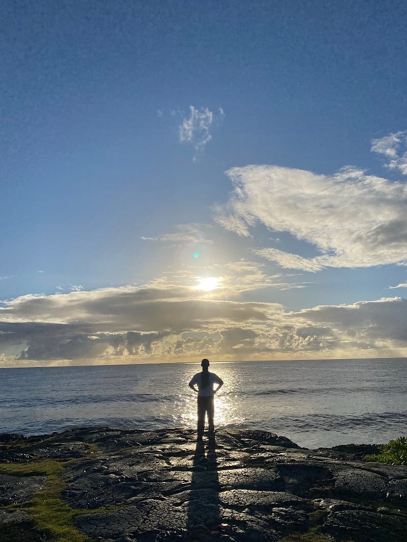 Capture the sunrise down by the cliffs