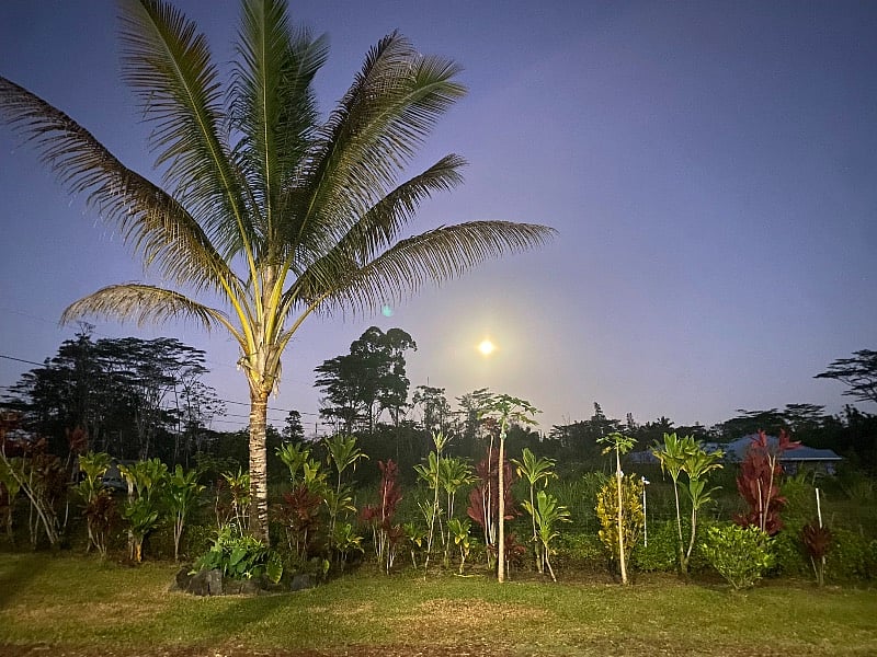 Enjoy the beautiful evening skys. On a one acre property.
