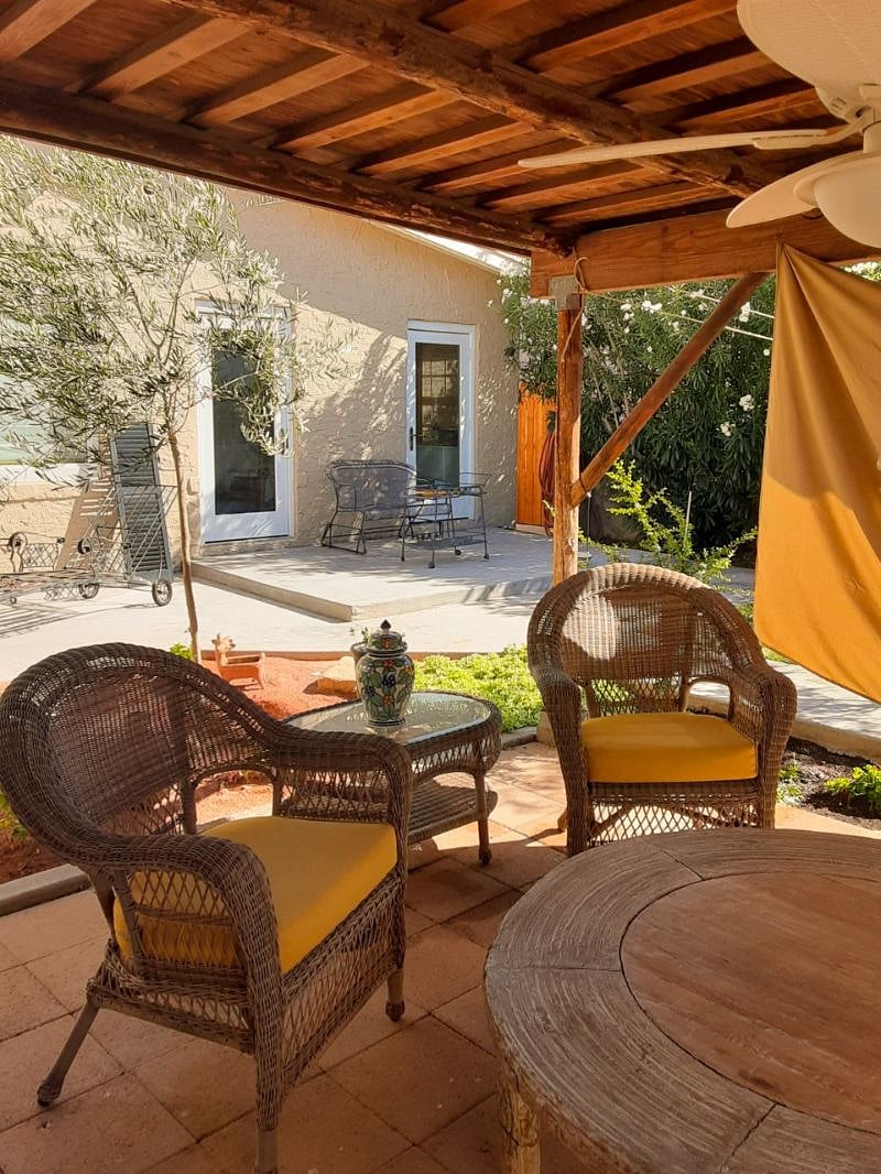 Comfortable patio area, perfect for entertaining