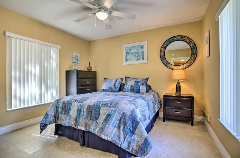 9.Retire to the bedroom for a good night's sleep.