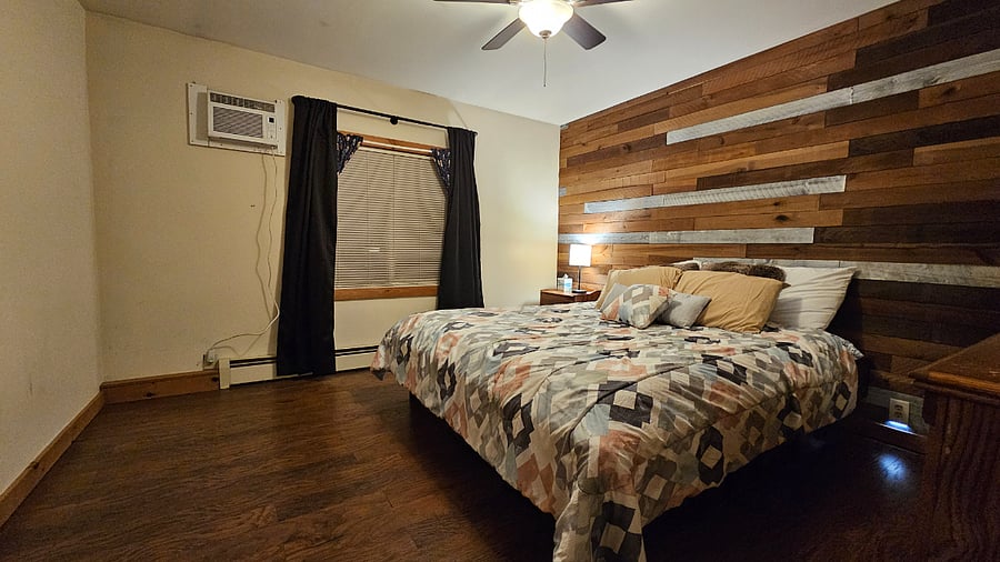 Rear Large Bedroom with A/C