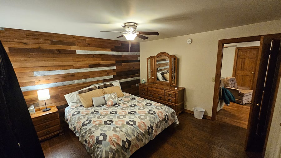 Rear Large Bedroom with A/C