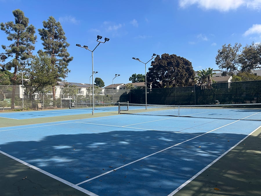 Tennis Courts behind Clubhouse.