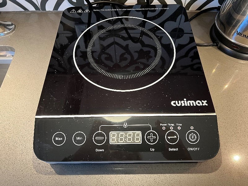 Induction cooktop.