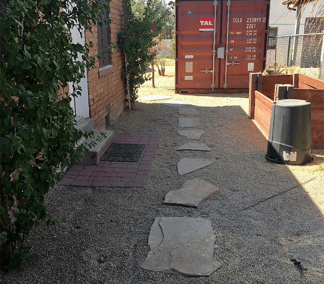 Walkway to your casita. 