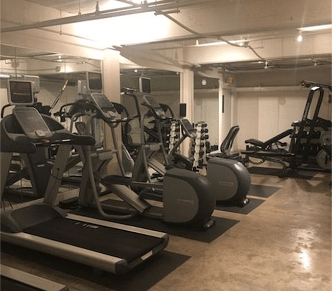 Fully equipped fitness center