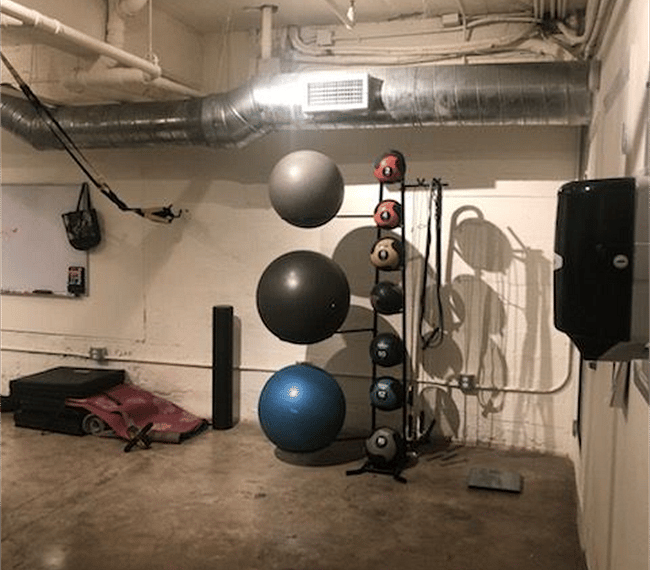 Fully equipped fitness center