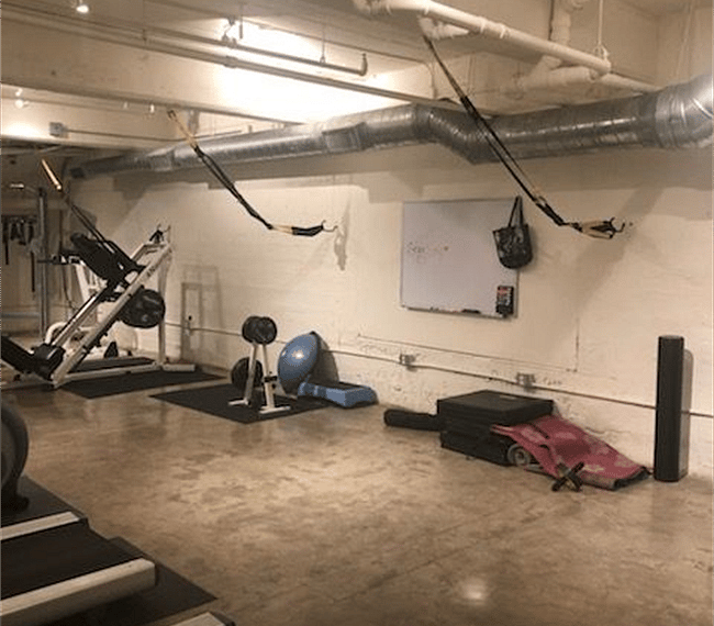 Fully equipped fitness center