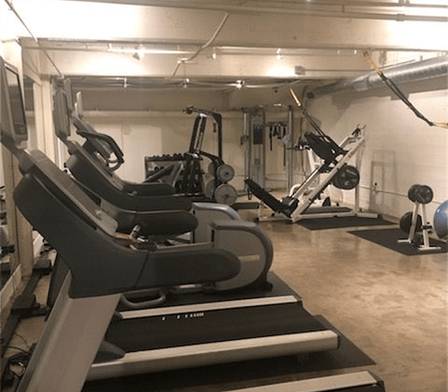 Fully equipped fitness center
