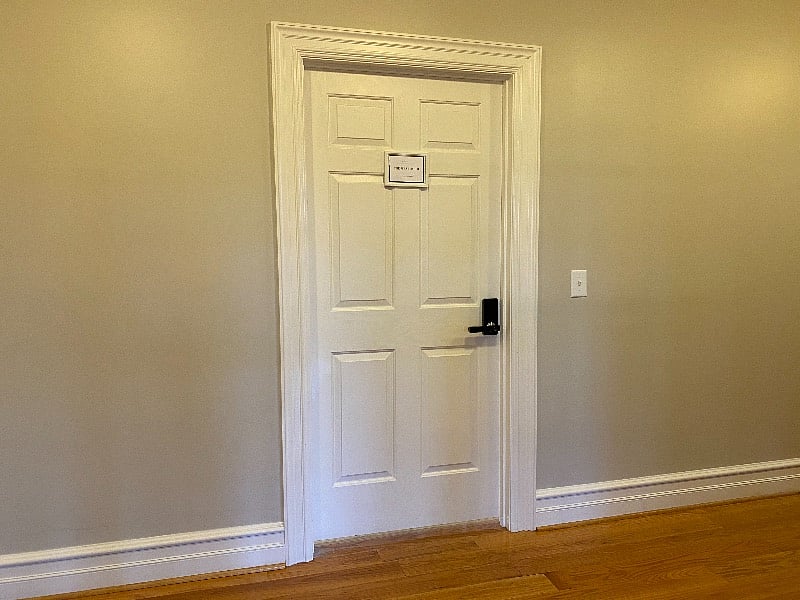 Room has a private lock