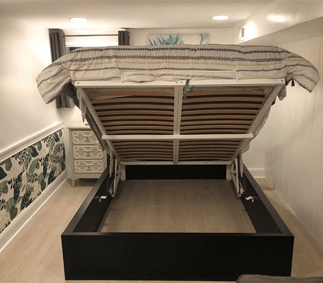 Under the bed extra storage