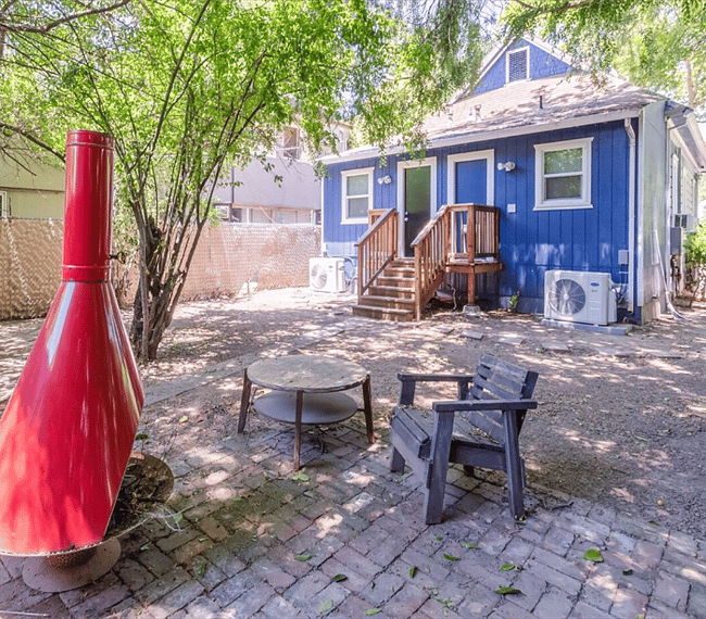 Patio and back entrance