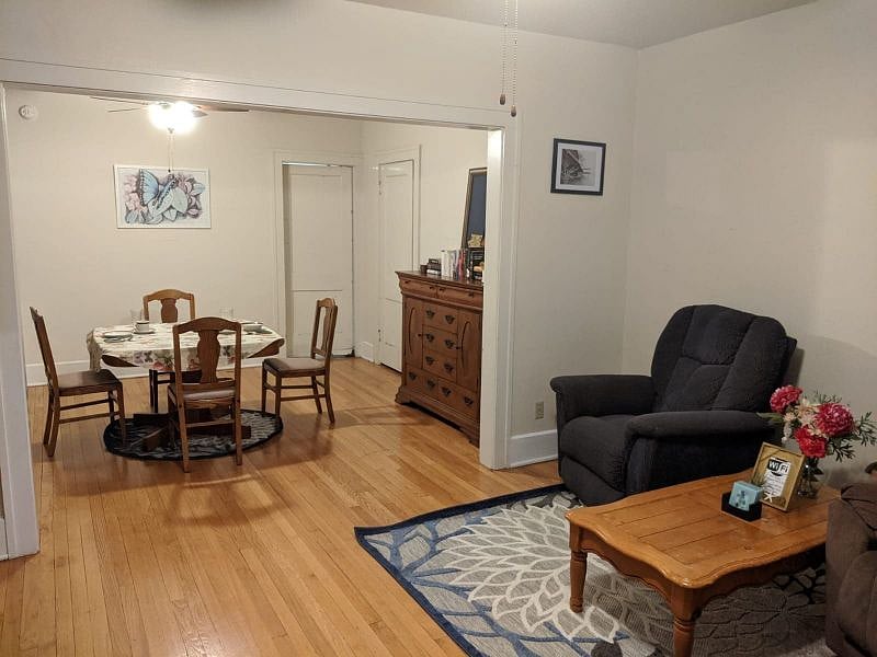 Dining room as seen from the living room.