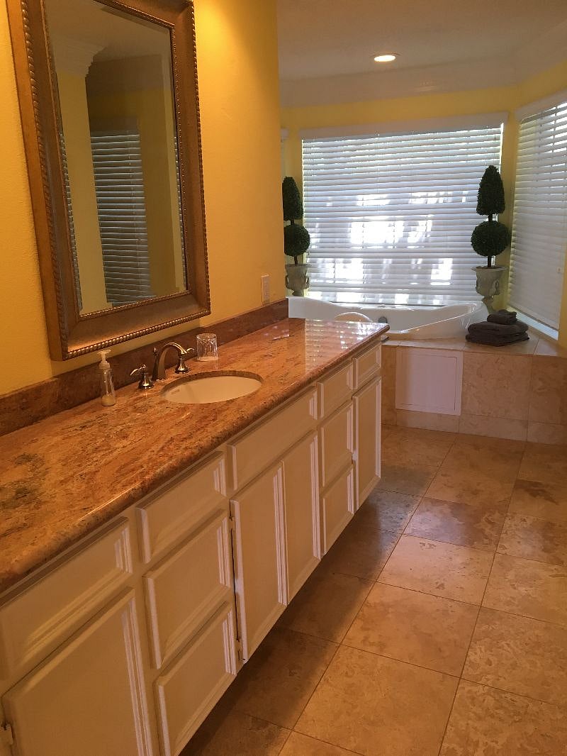 One of 2 double sinks of Ensuite Primary bathroom - 1st floor