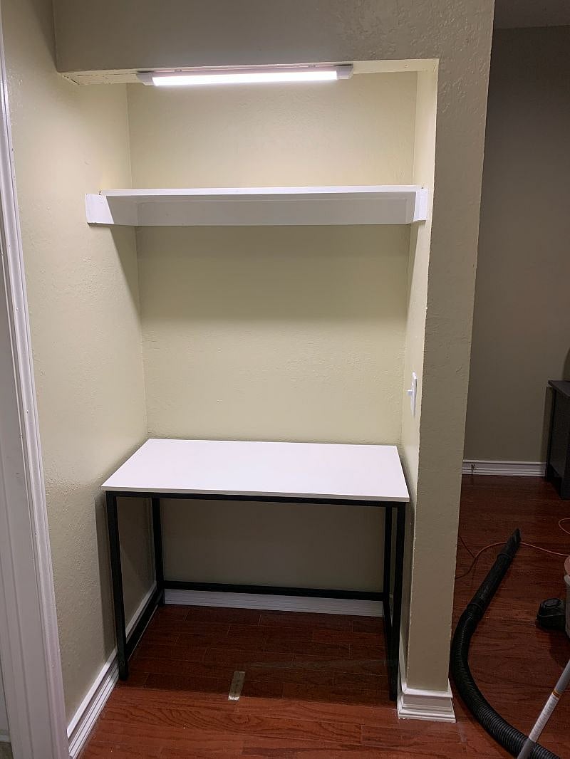Desk area for PC
