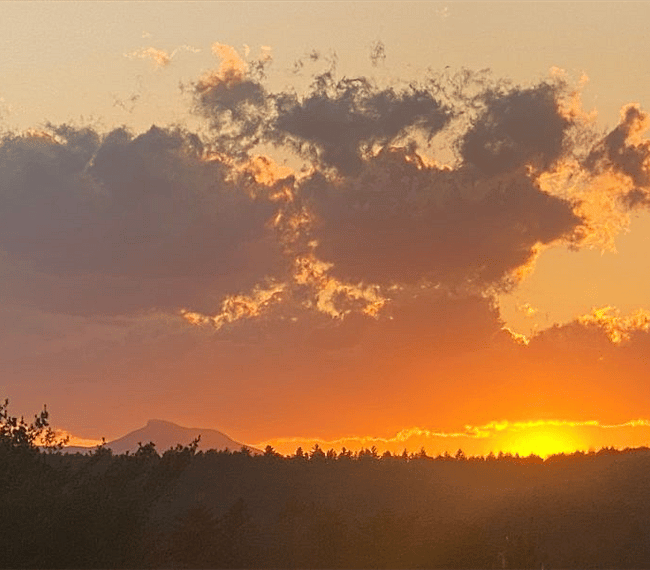 Property Outdoor Area - Back Yard Camel's Hump at Sunset