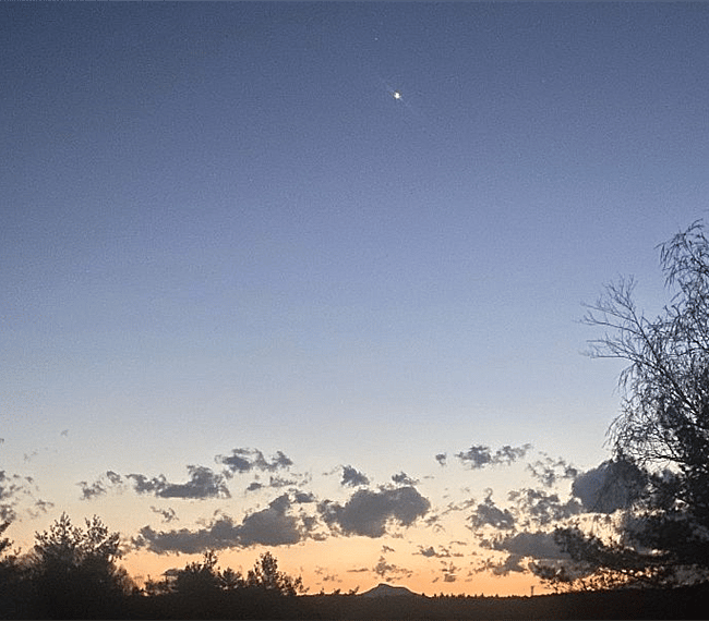 Property Outdoor Area - Back Yard Camel's Hump at Sunset