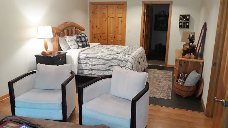 Master Bedroom with entry to restroom
