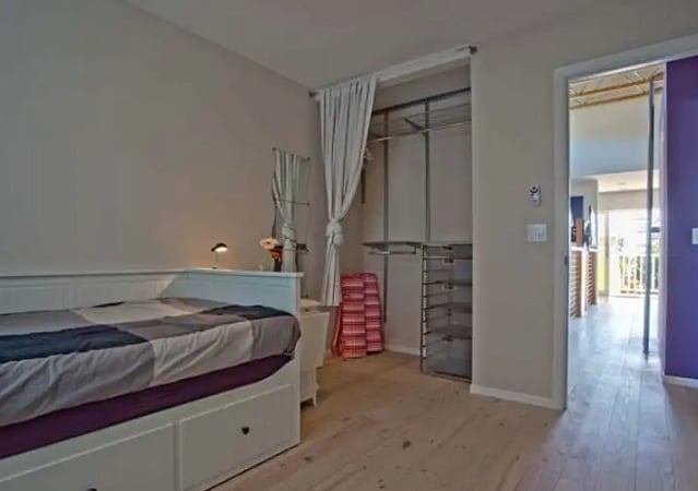 Second bedroom. Twin trundle pulls open to a king size bed. Also has a stand up or sit down desk.