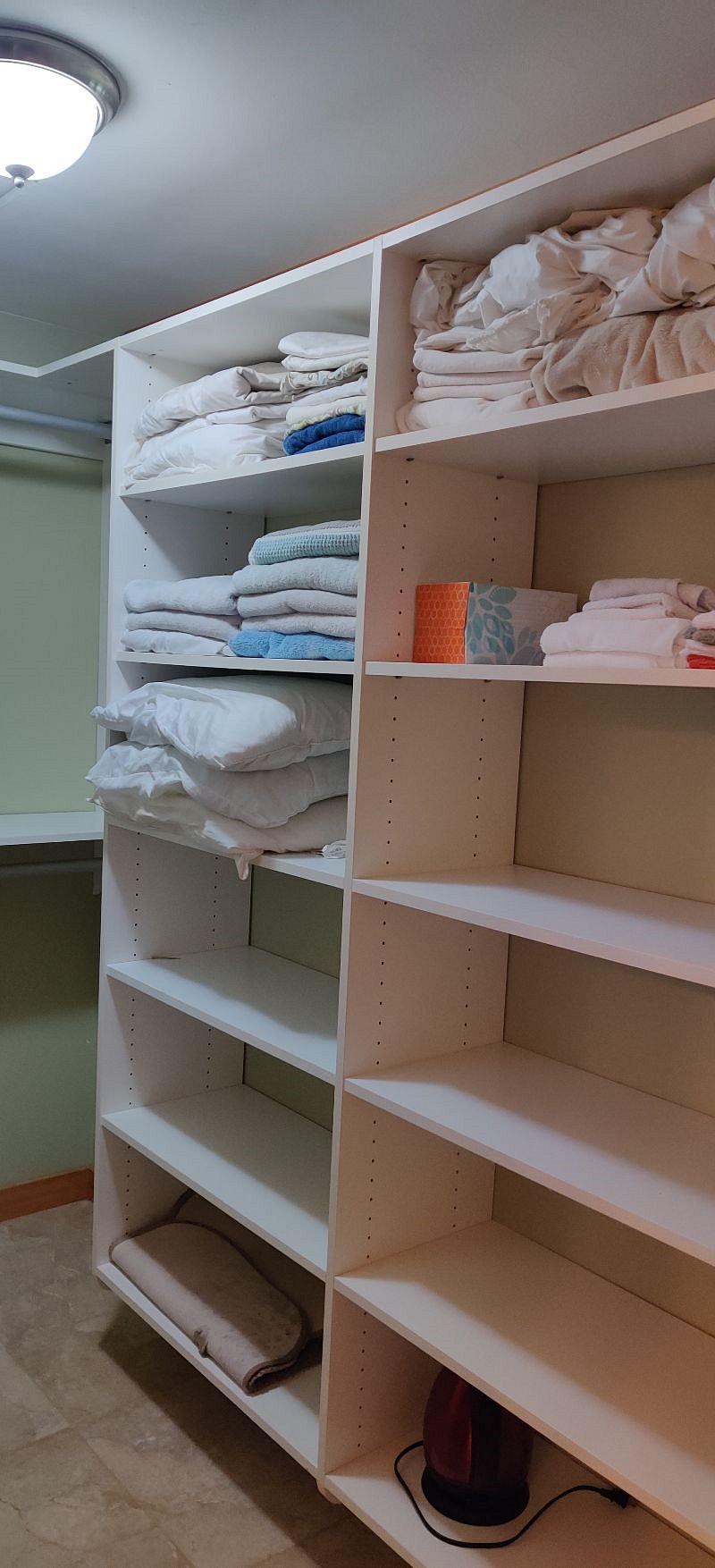 lots of shelves