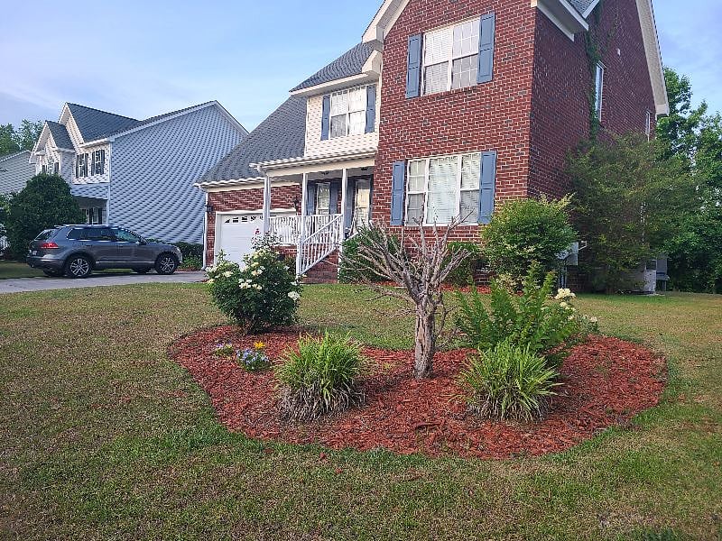 Front of home. Bi-weekly yard maintenance, security system, peaceful neighbor close to all the amenities.