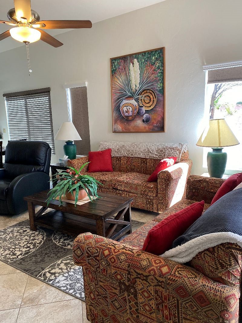 Unit A, Living Room, 1 Sofa Bed