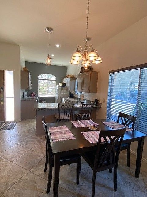 A- Full Kitchen, Granite Counters, Breakfast Bar, Dbl sink with Pull-Down Faucet, pendant lighting