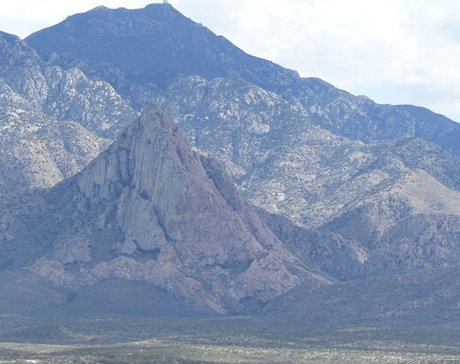 Local Scenery - Elephant Head Peak in the Santa Rita Mountains nearby