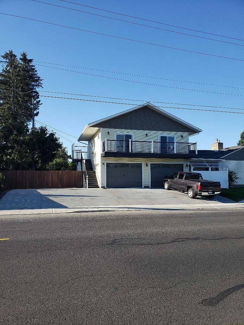You can be assured that the Views and quality, safety and comfort here is impeccable...Your garage door is on the left...Your parking, well it's most all of the places you see...lol