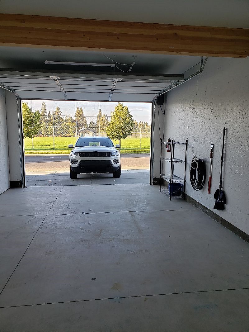 Do you have trouble backing out...LOL...not out of this garage....Just so you understand...This is a full size SUV...I believe, you will have plenty of room in your garage for a car, PLUS anything else you care to store in here...All secure...