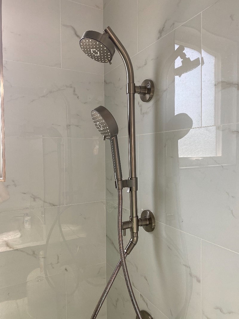 kohler fixtures with full in house water softening