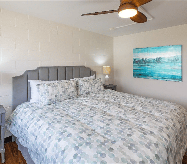 Light filled bedroom