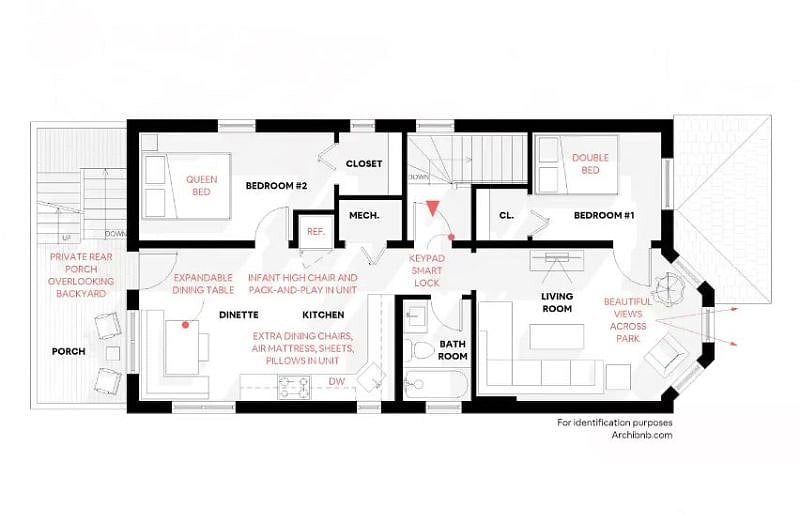 Floor plan of your private apartment unit

