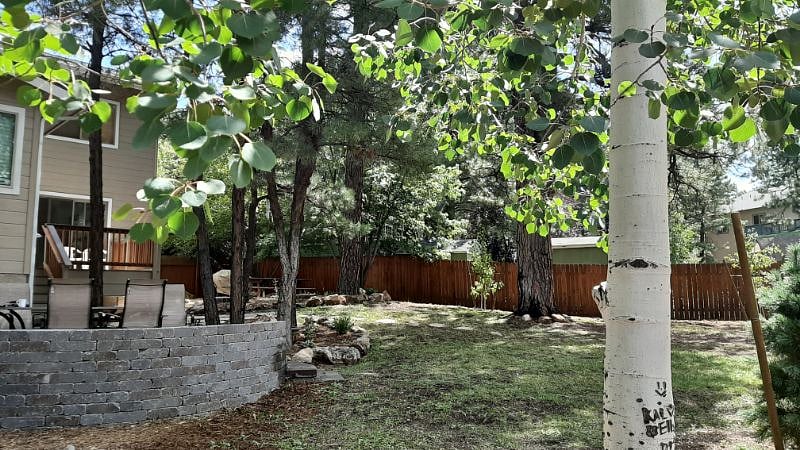 Deck and outdoor patio area