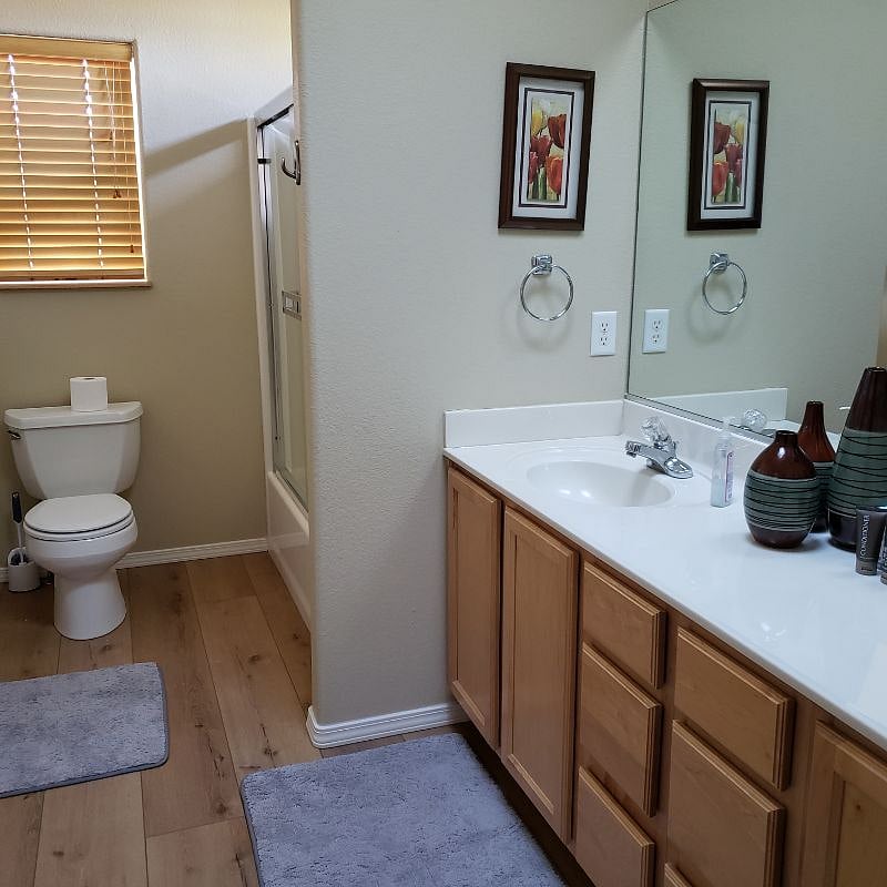 Bathroom of the master bedroom upstairs