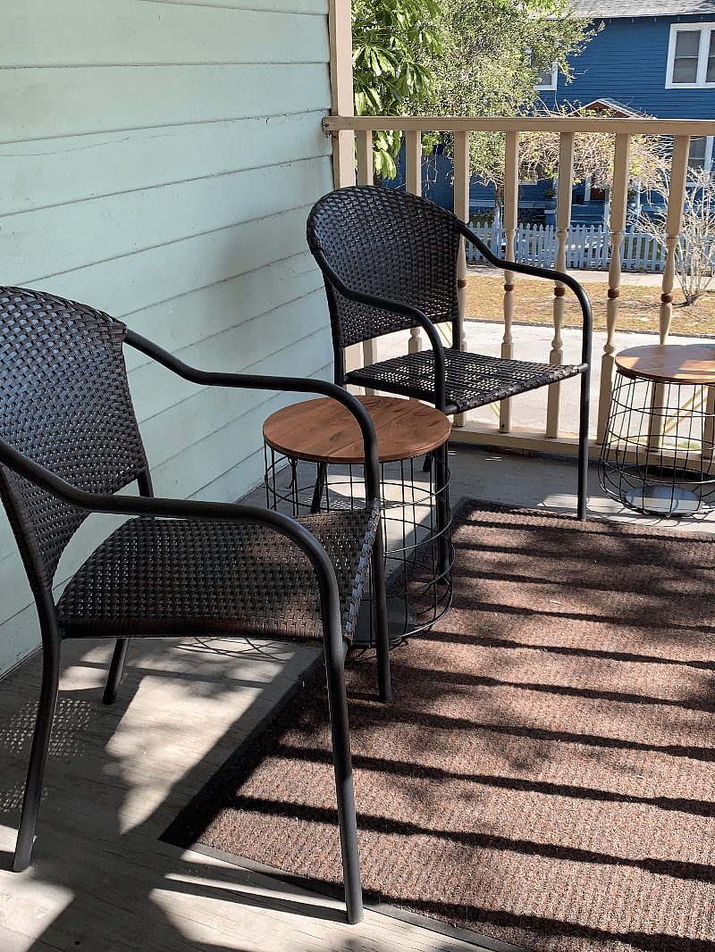 Outdoor balcony.