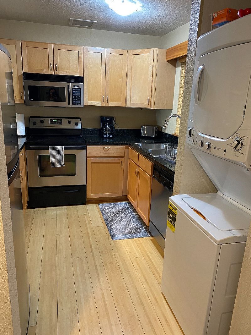 Just purchased a double stack washer/dryer to replace older one. Fits great and good volume for a couple, very nice set.