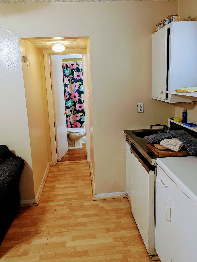 Down the Hall to the Bathroom