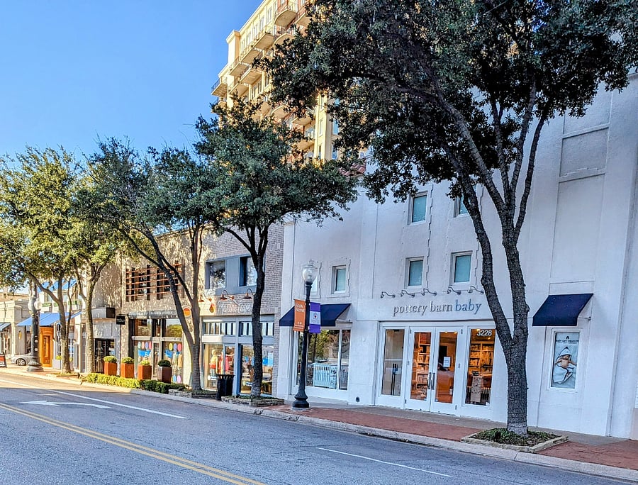 Enjoy a leisurely stroll along Knox Street.