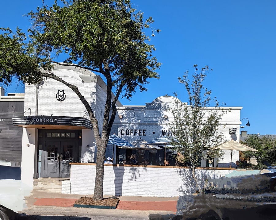 Foxtrot - Another great place to enjoy your morning or midafternoon coffee.