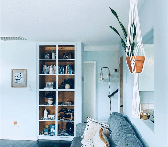 Airy and bright living room